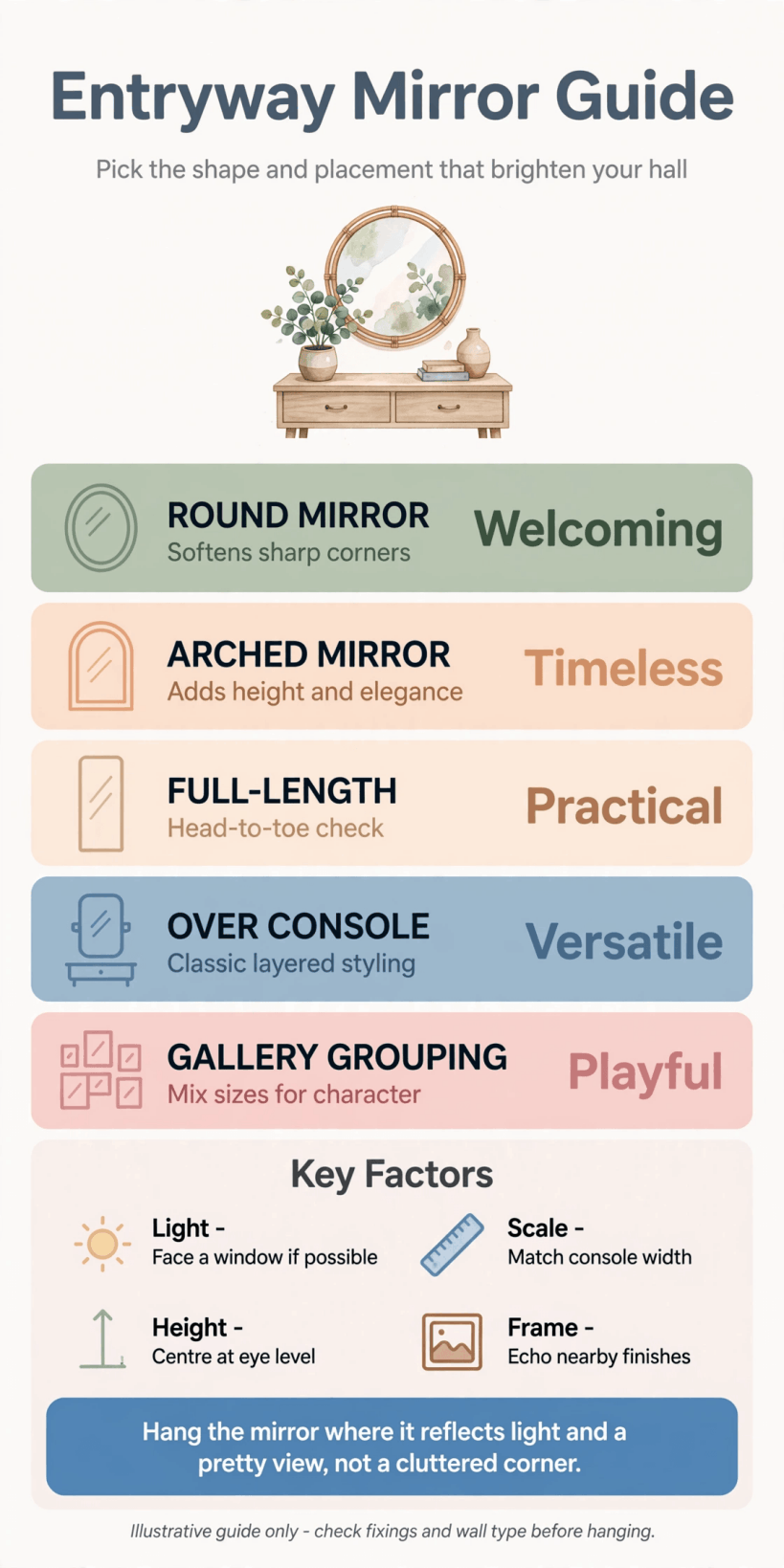 entryway mirror