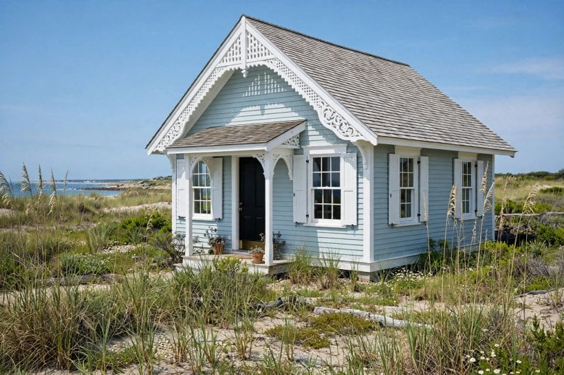 exterior house trim molding: fascia and gable trim