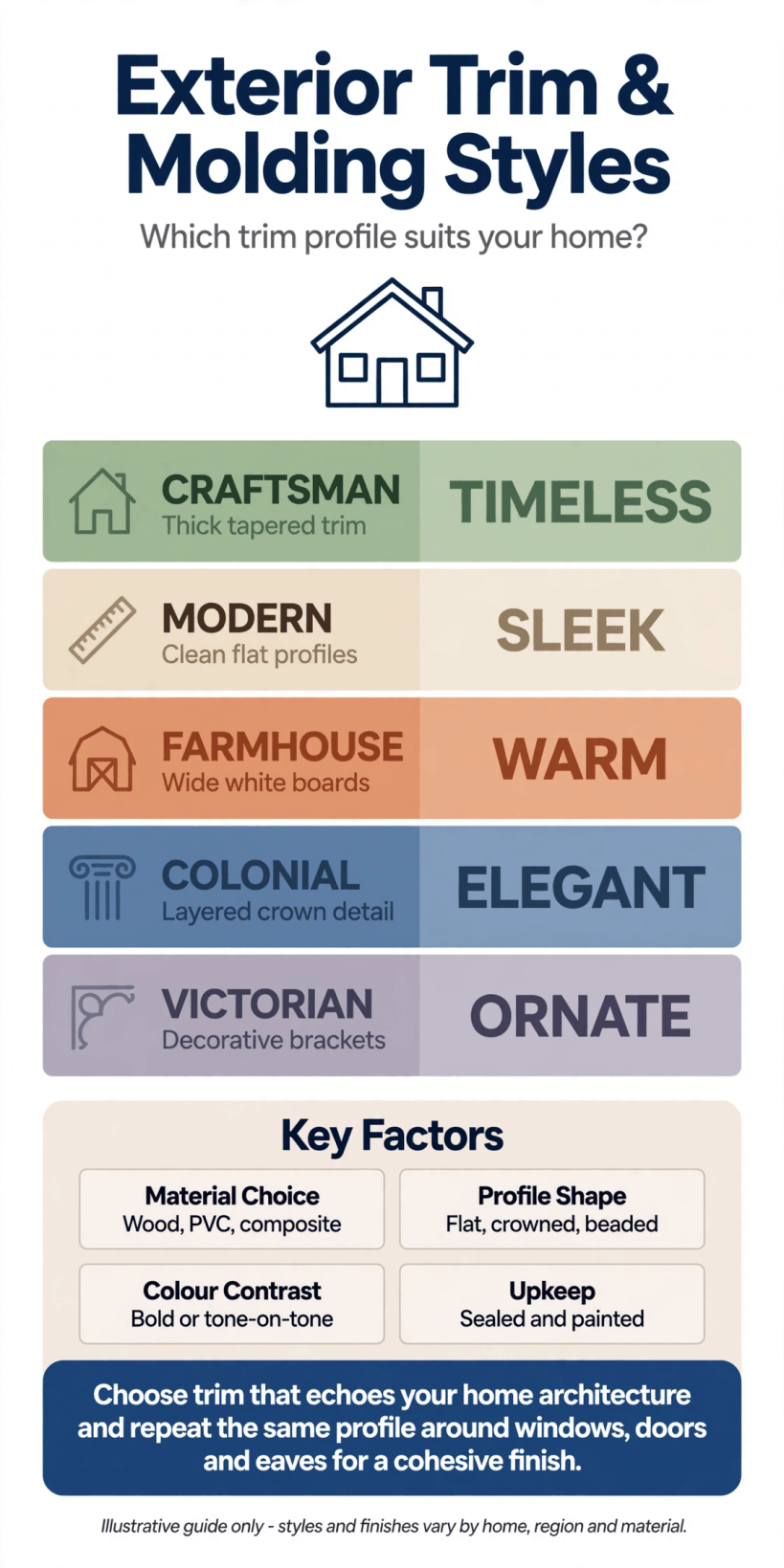 exterior house trim molding