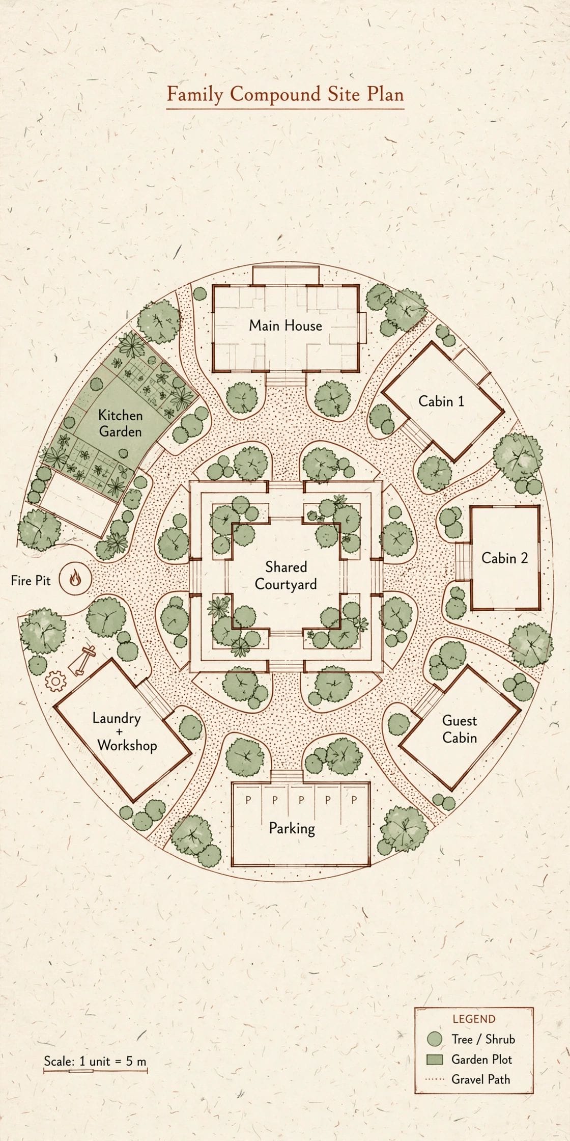 family compound floor plans