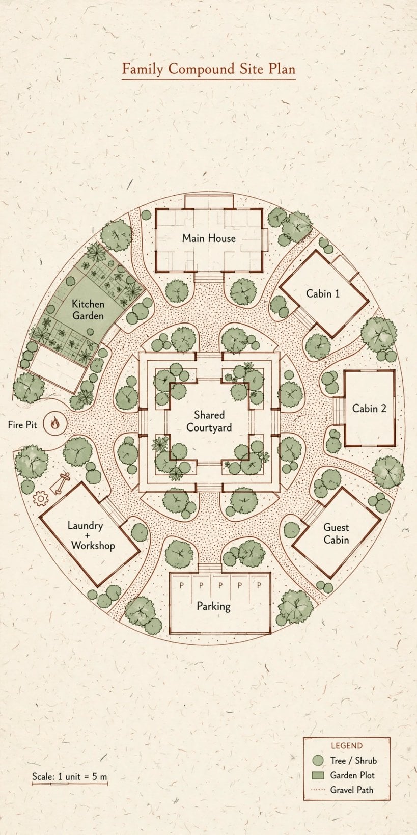 family compound floor plans