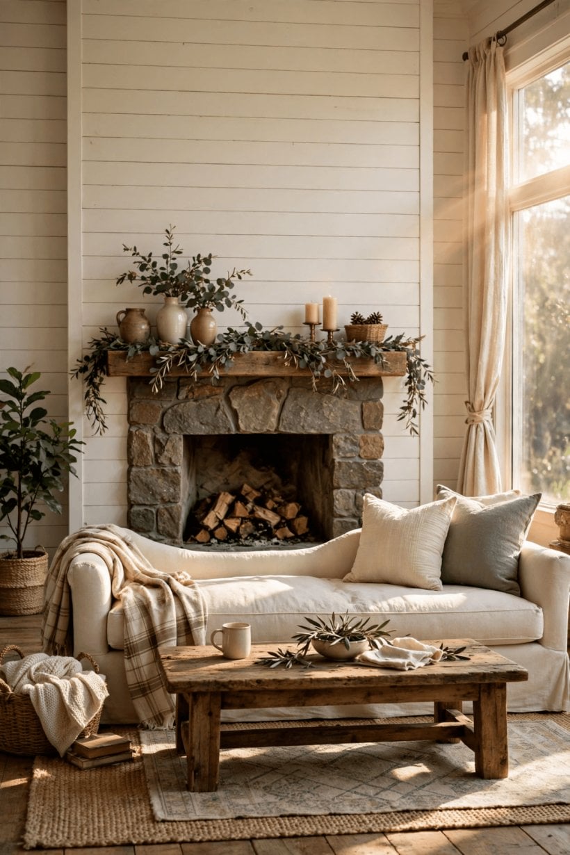 farmhouse family room