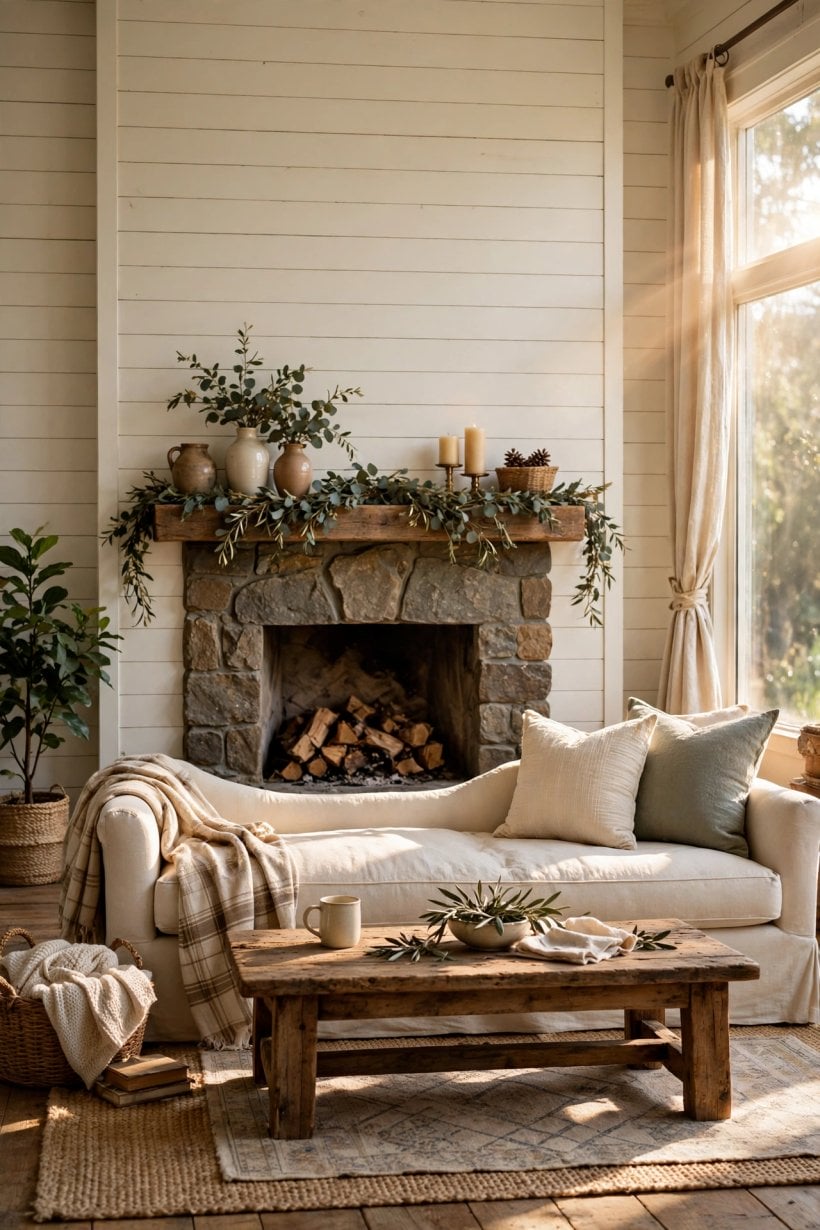 farmhouse family room