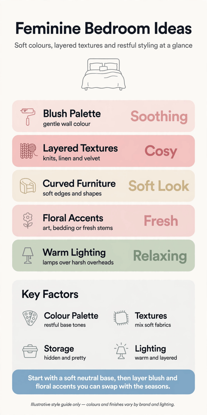 feminine bedroom
