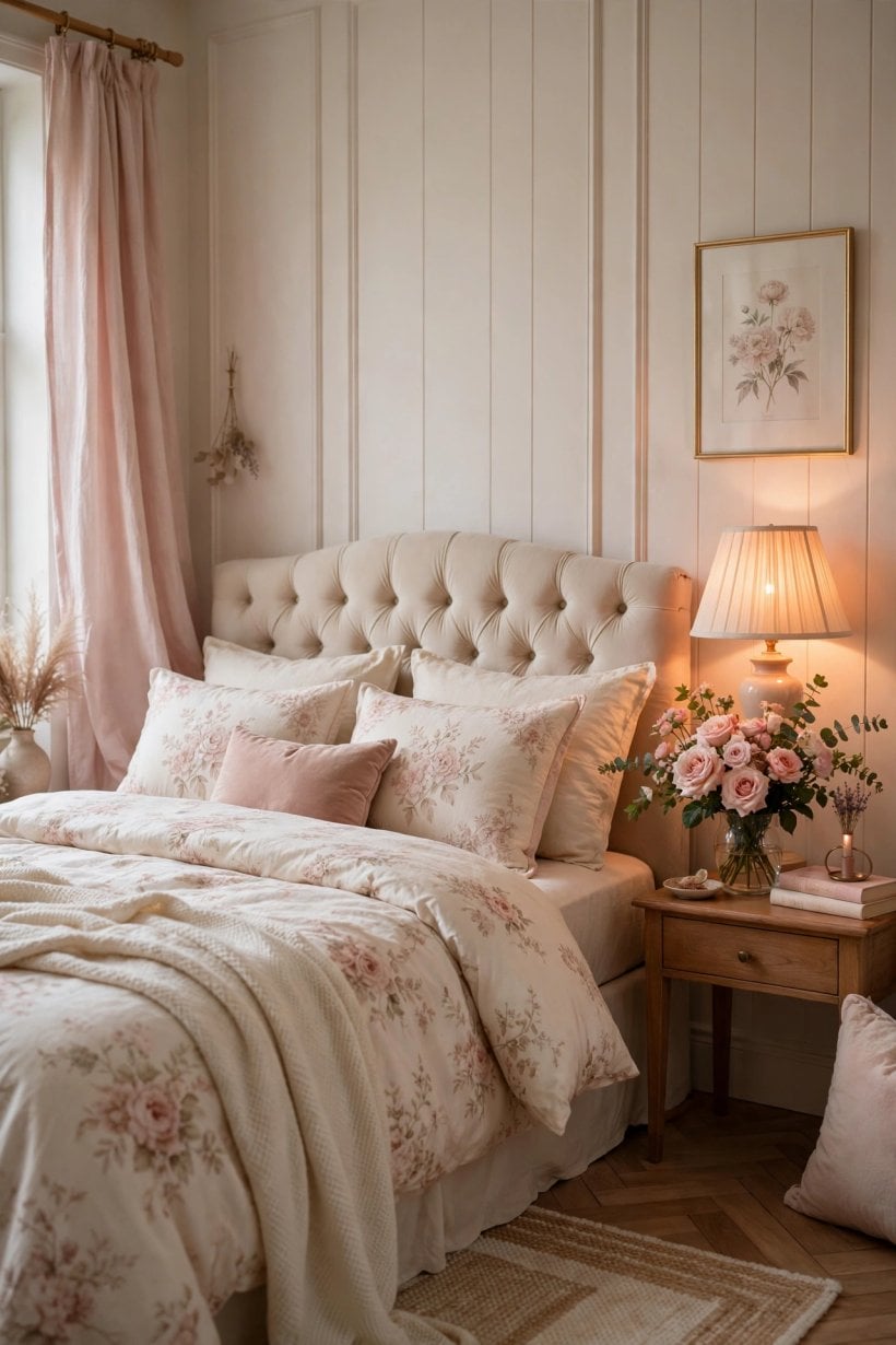 feminine bedroom