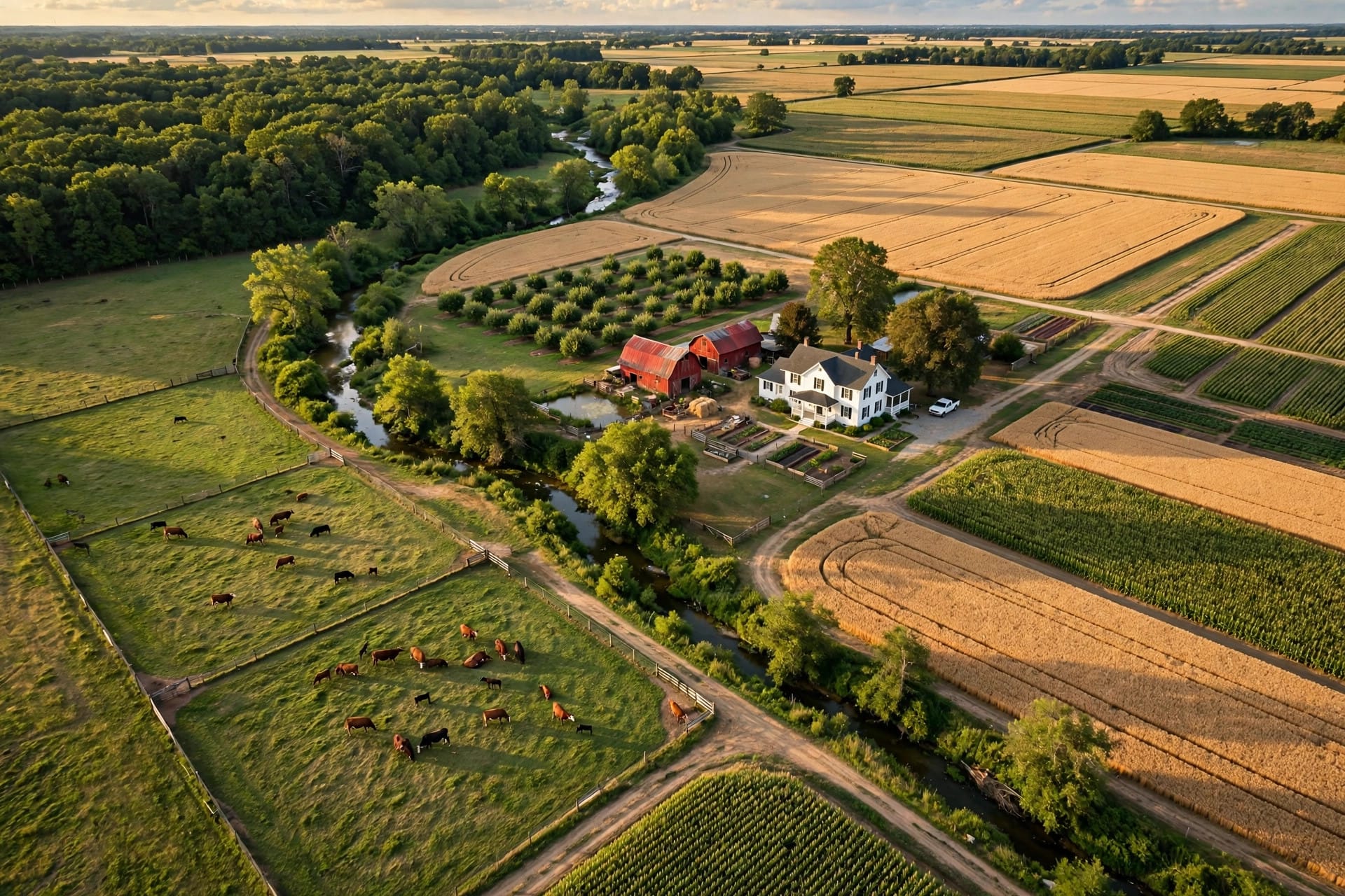 fifty acre homestead layout