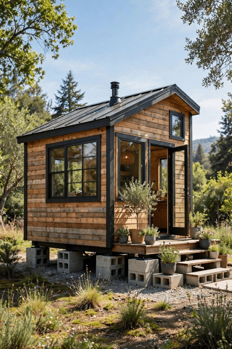 Financing a tiny house on a foundation — land, permits and utility hookups come first