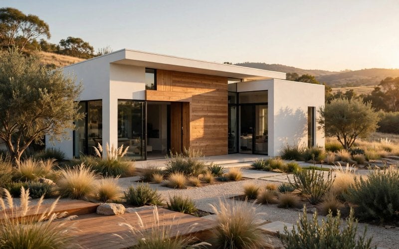 almost flat roof designs