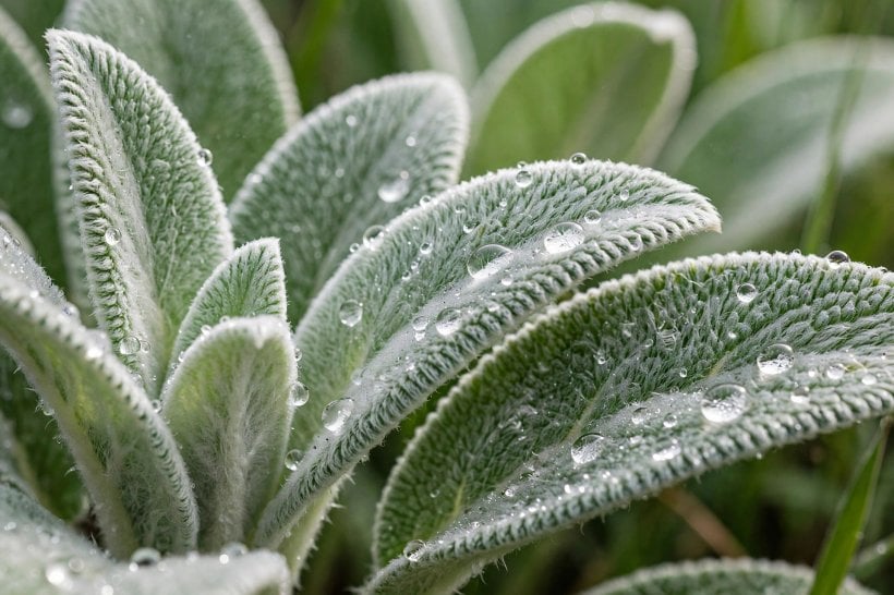 fluffy plants: soft grasses blurring a garden path edge
