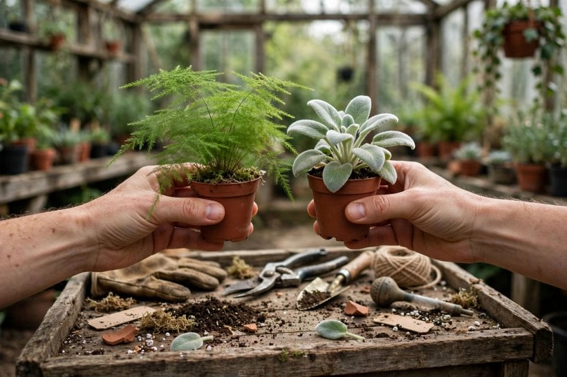 fluffy plants: cutting back ornamental grasses in spring