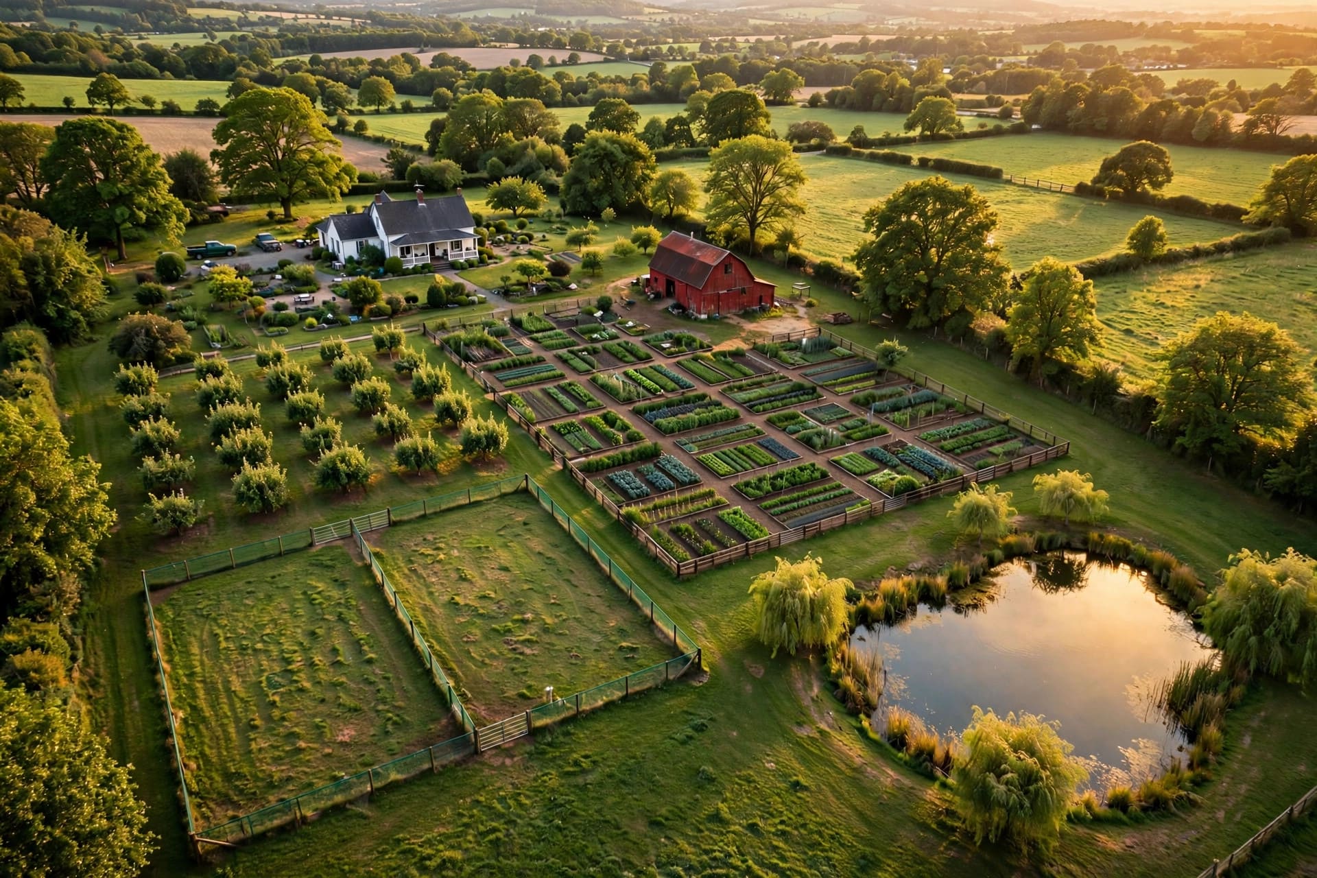 four acre homestead layout