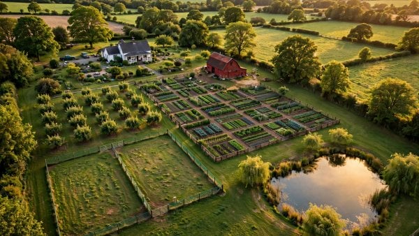 four acre homestead layout