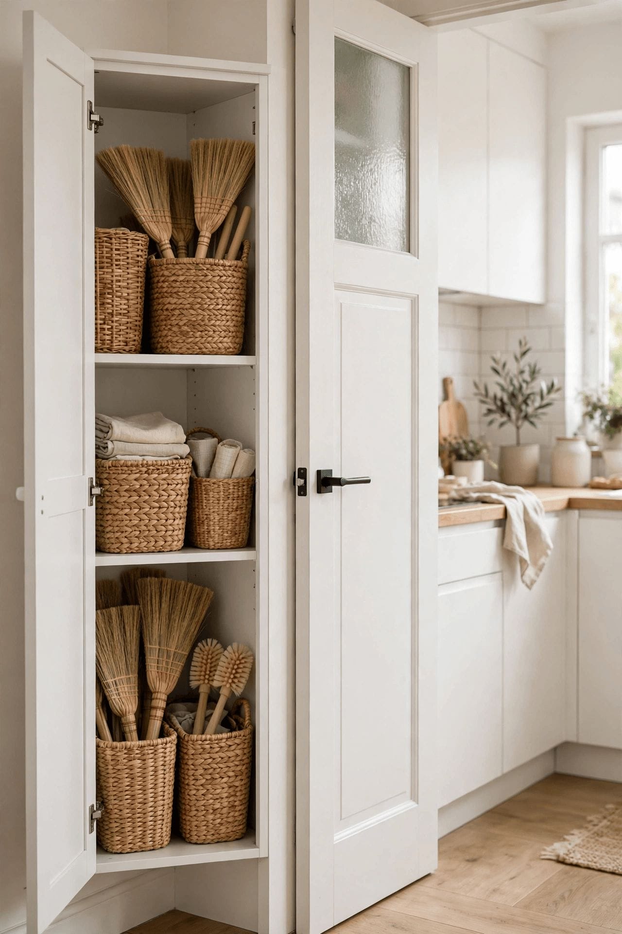 Free-Standing Broom Closets: 9 Space-Saving Storage Ideas
