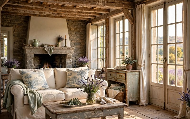 french country interior design
