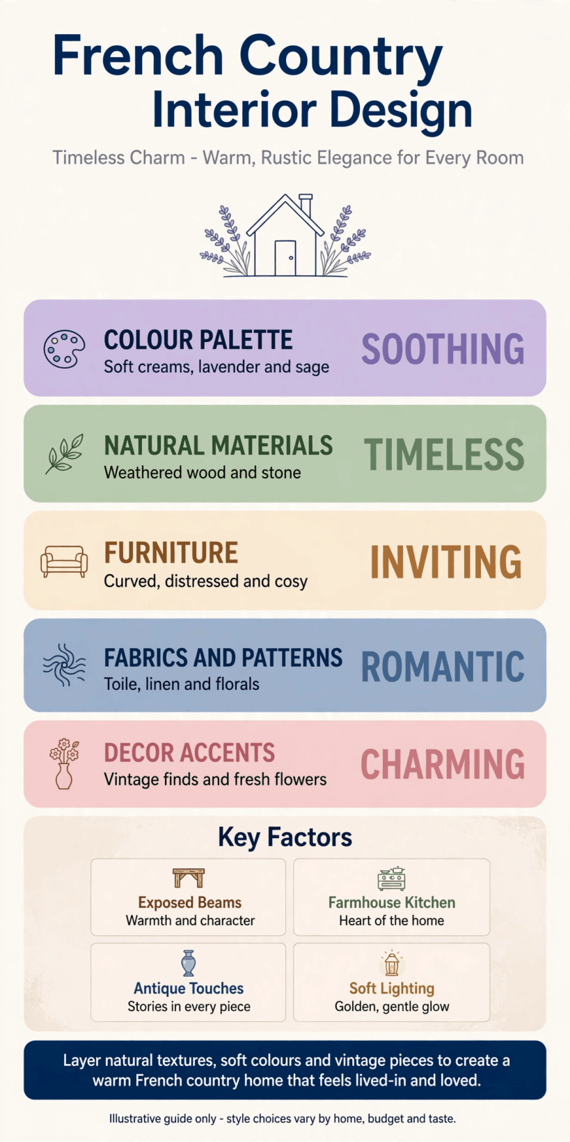 french country interior design