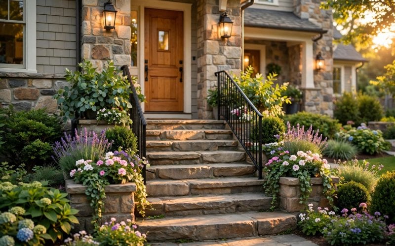 front steps