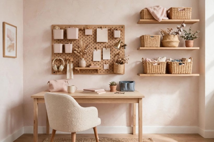 girls bedroom: warm layered lighting and a cosy reading lamp