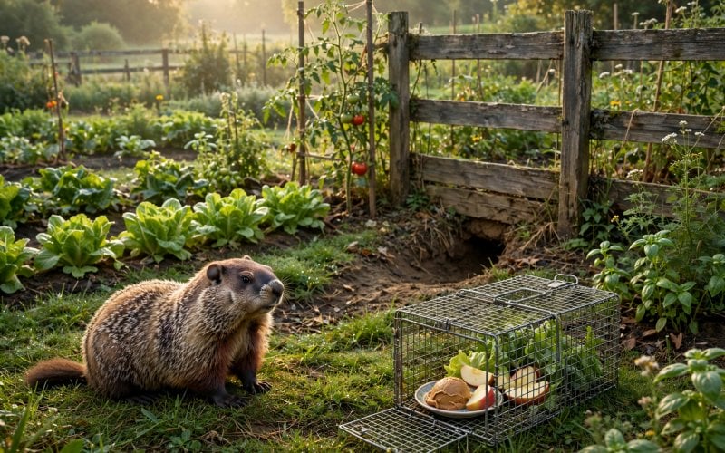 groundhog bait peanut butter