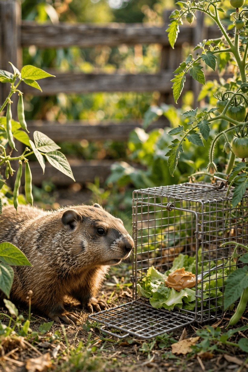 groundhog bait peanut butter