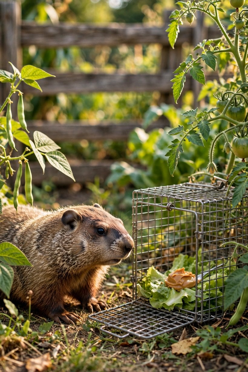 groundhog bait peanut butter