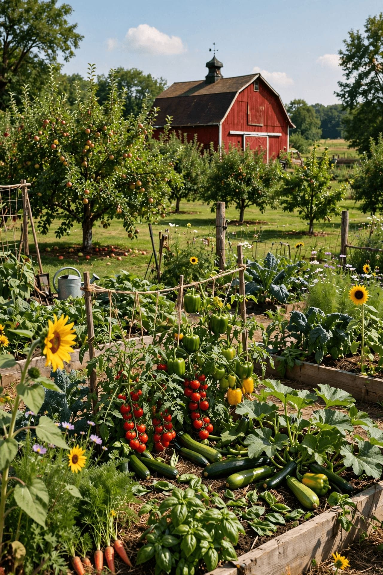 half acre homestead layout