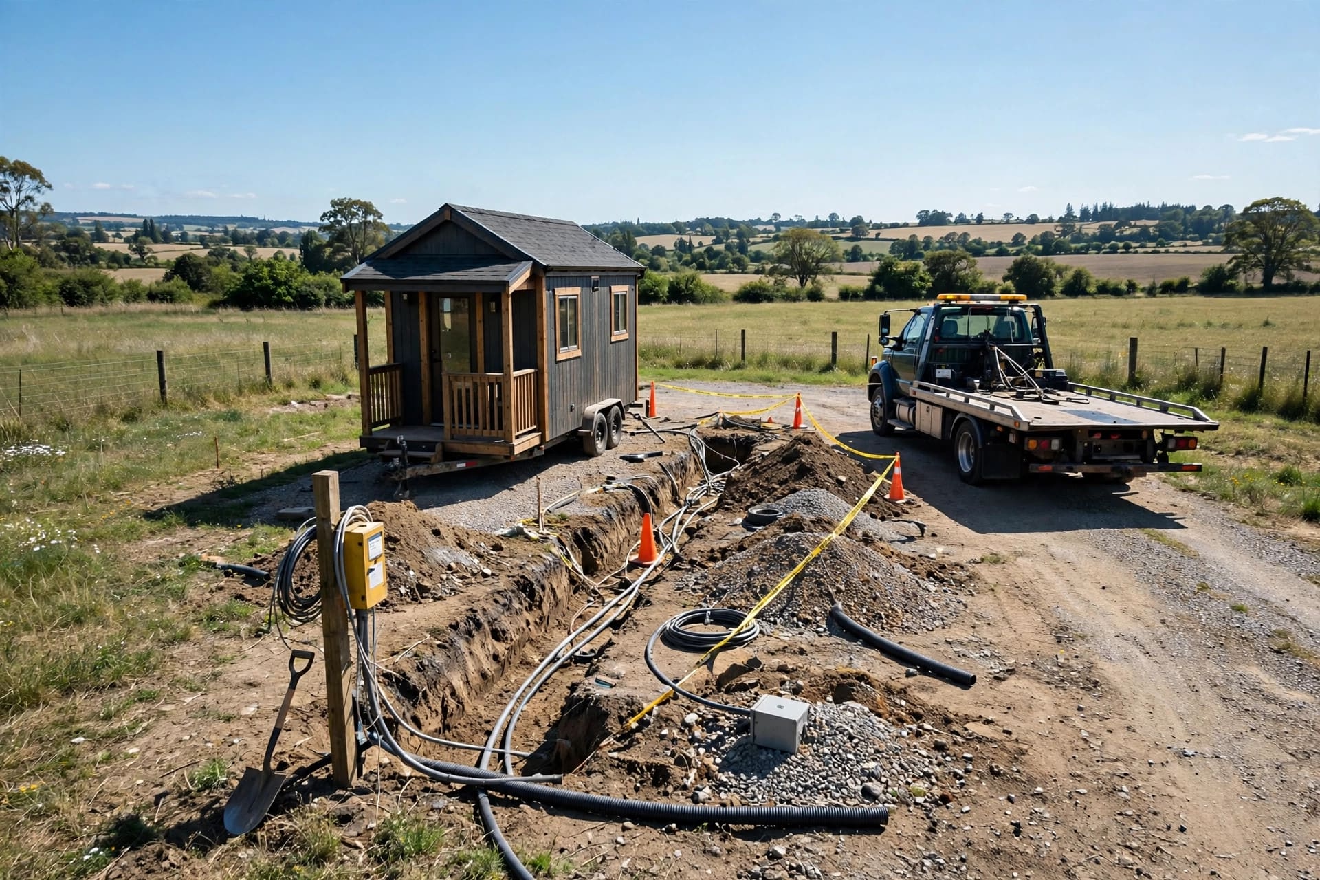 hidden costs tiny house living revealed in land rent, hookups and insurance on a small home