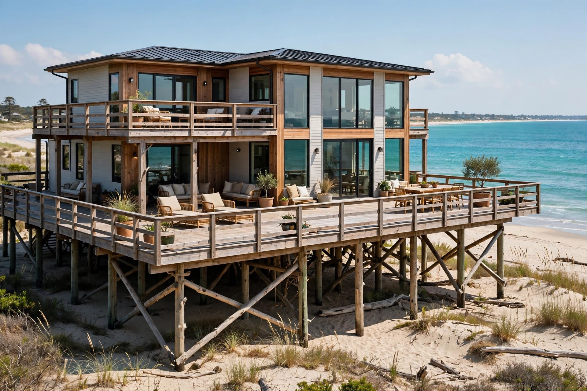 house on stilts