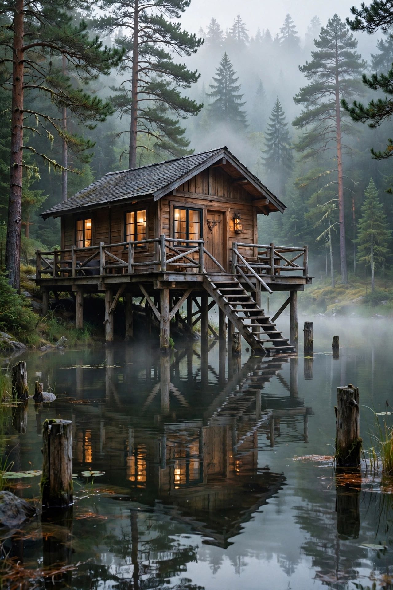 house on stilts