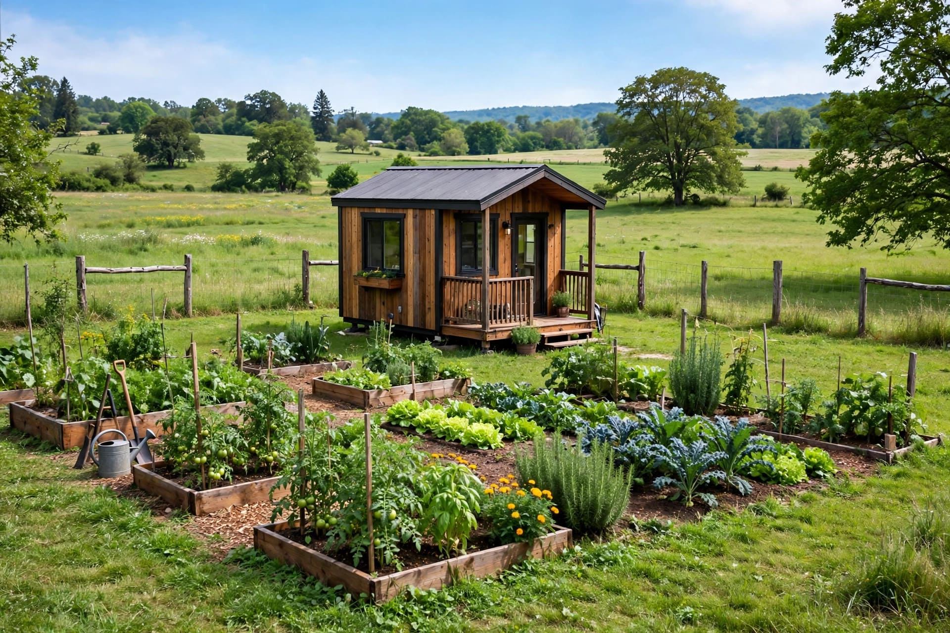 how much land for tiny house