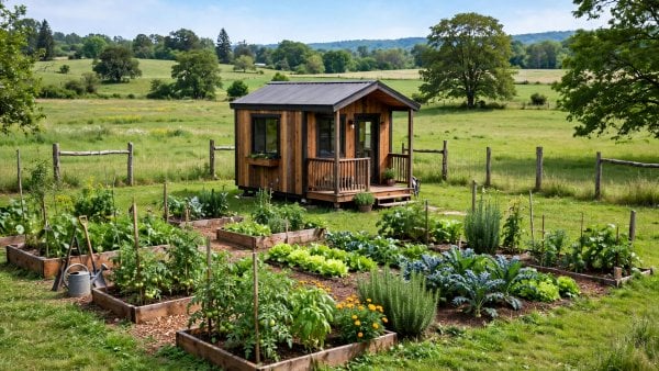 how much land for tiny house
