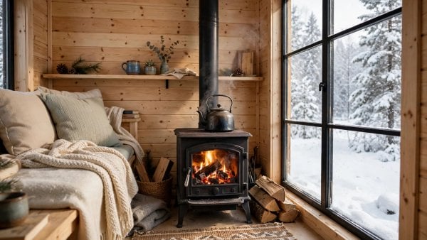 how to heat tiny house winter