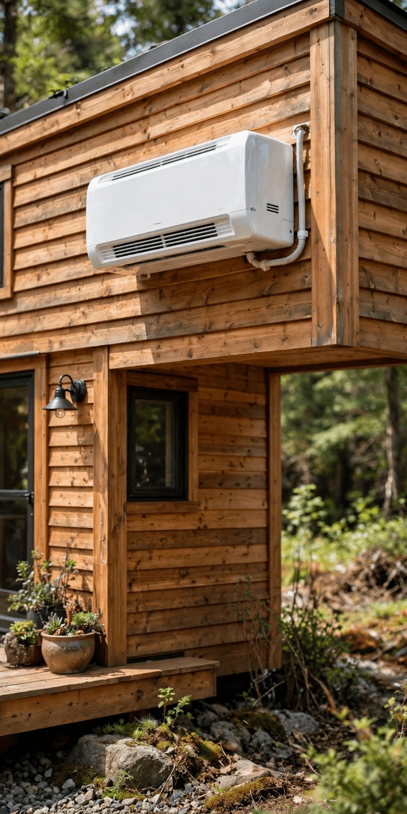 how to heat tiny house winter cozy interior