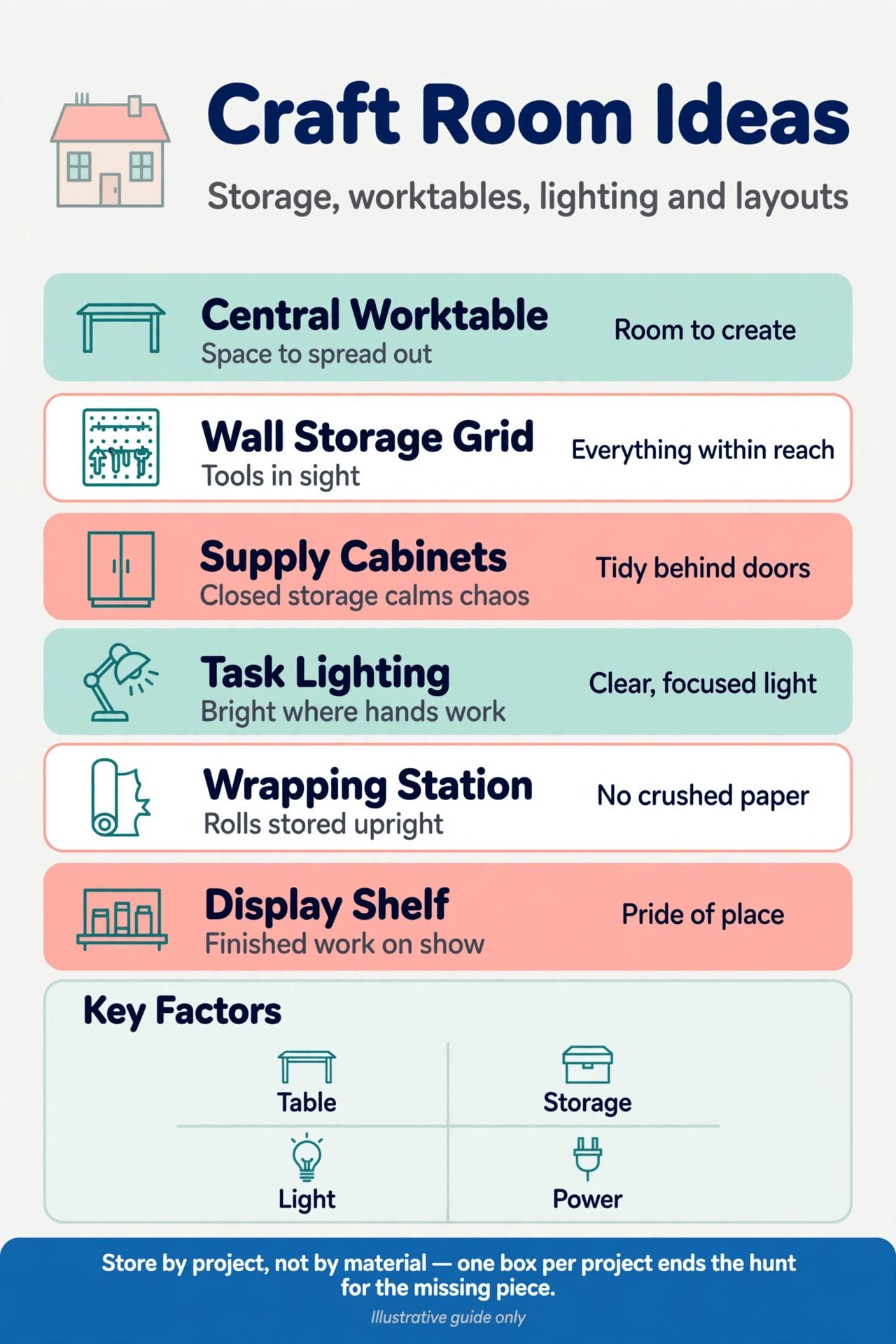 ideas for craft room