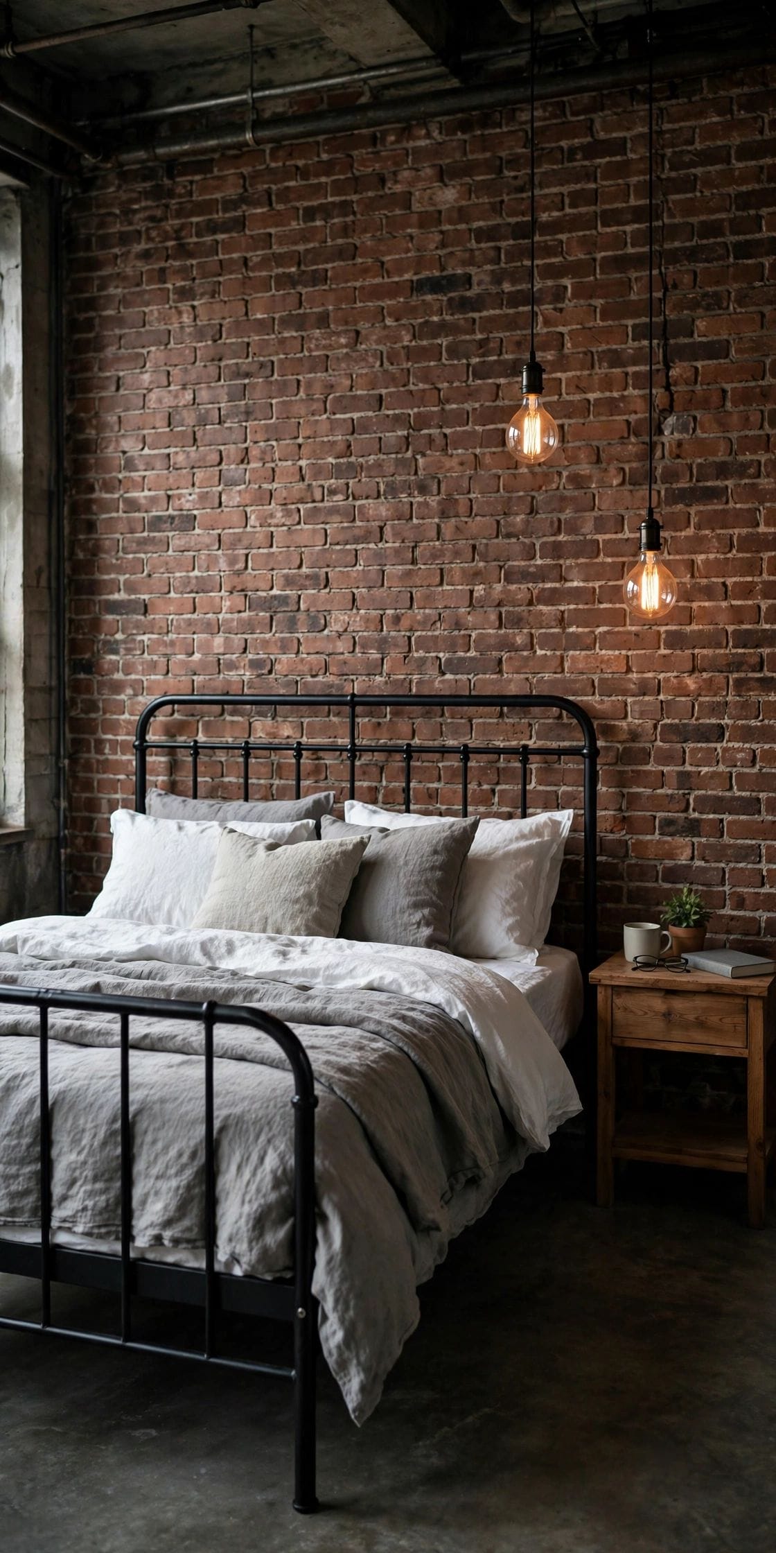 industrial bedroom