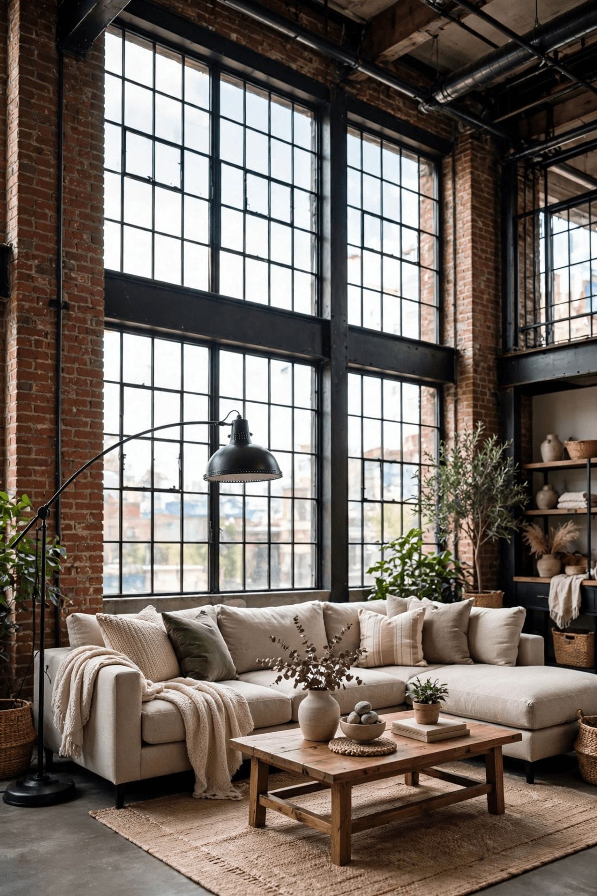 industrial living room