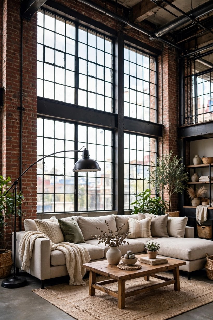 industrial living room