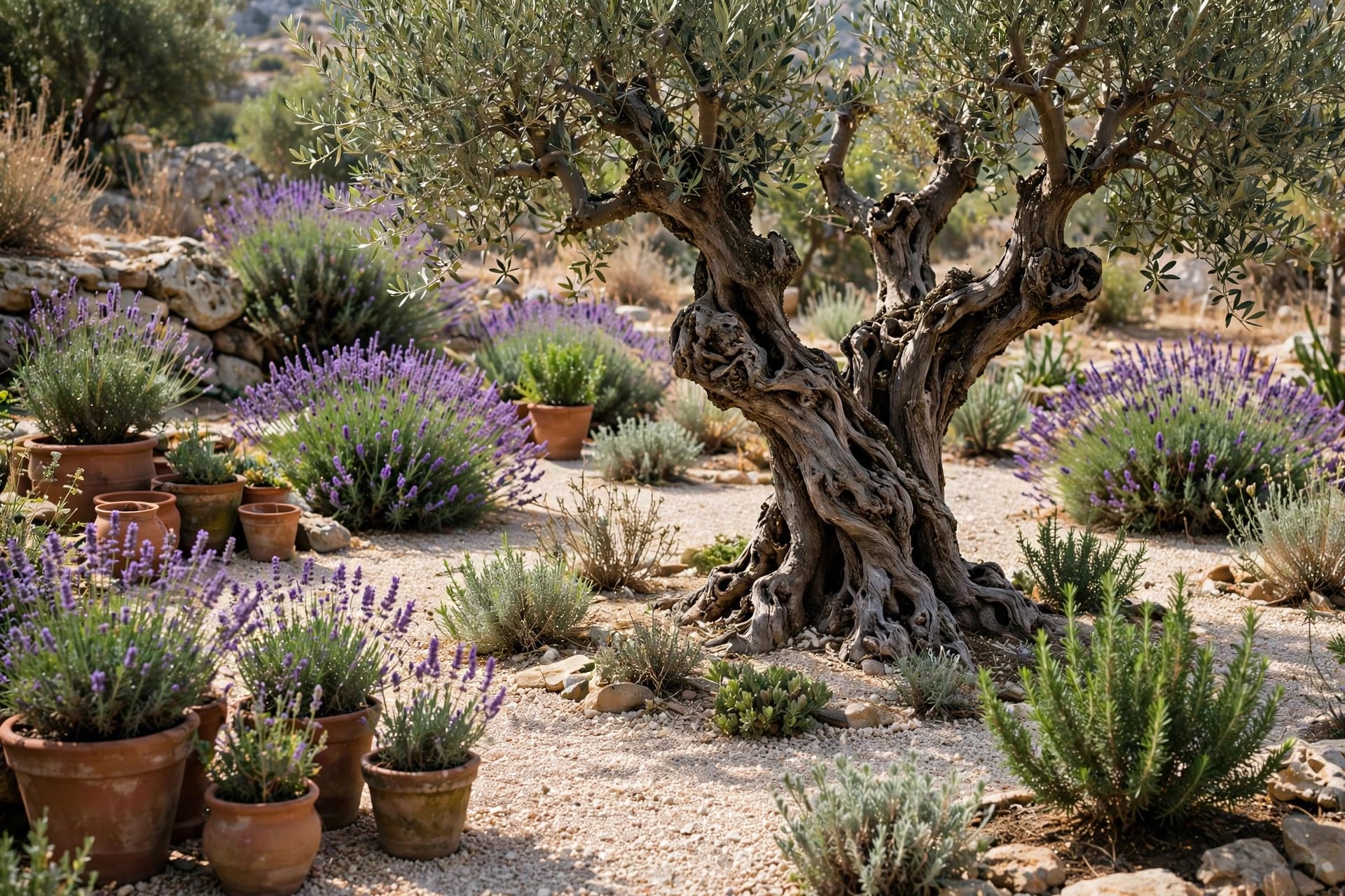 landscaping ideas: raised vegetable beds with gravel paths