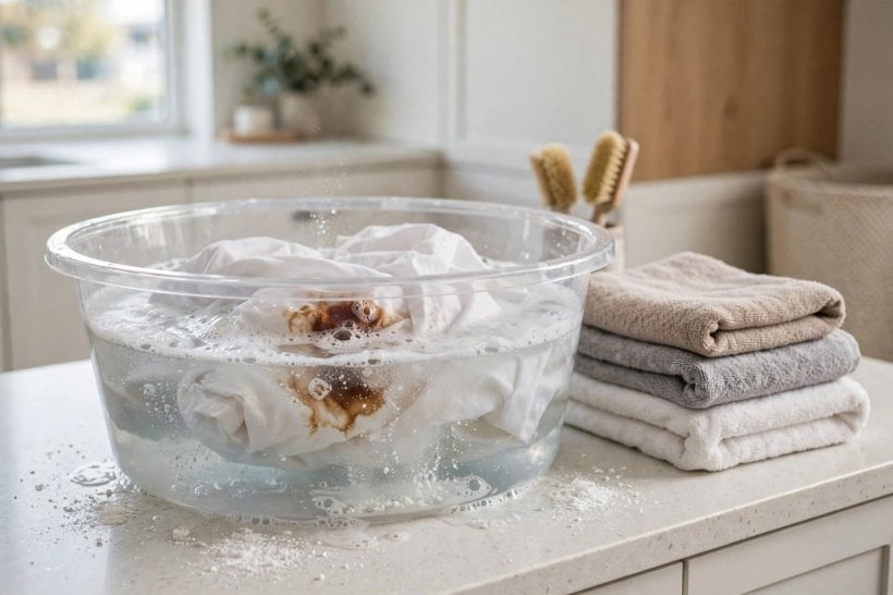 oxiclean vs borax: washing soda used for a greasy workwear wash