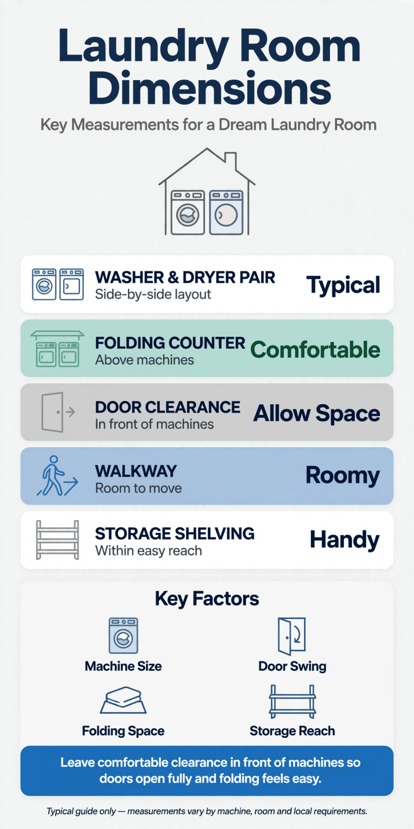 laundry room dimensions