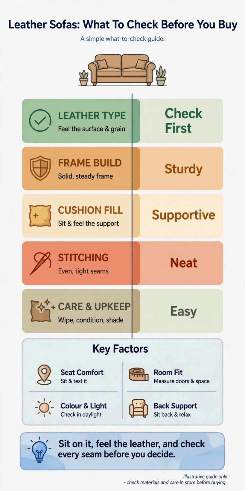 leather sofa buying guide