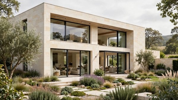 limestone modern house