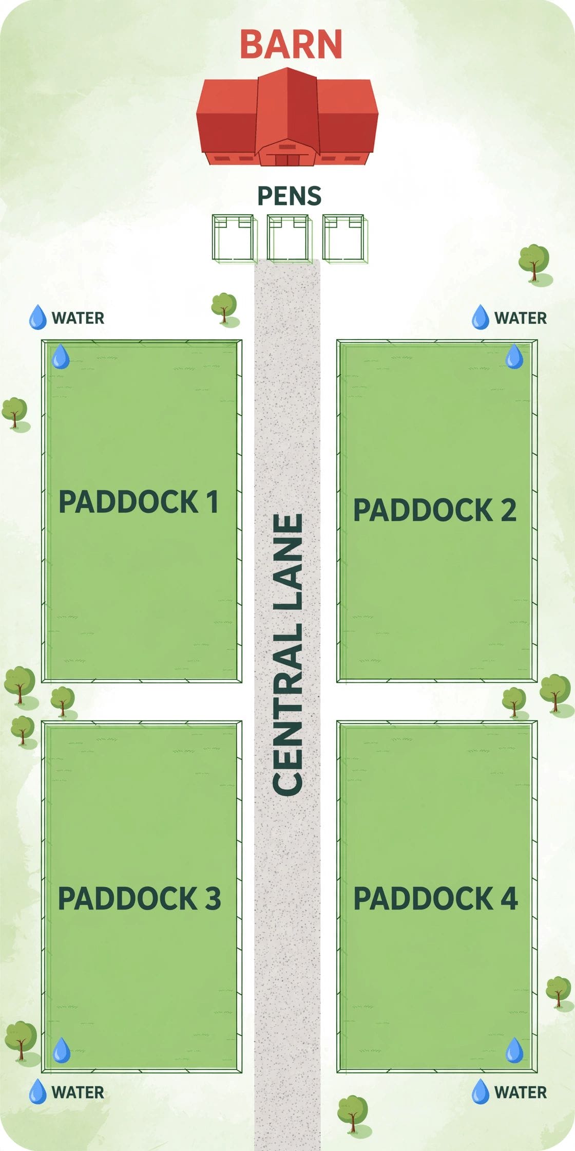 livestock farm layout