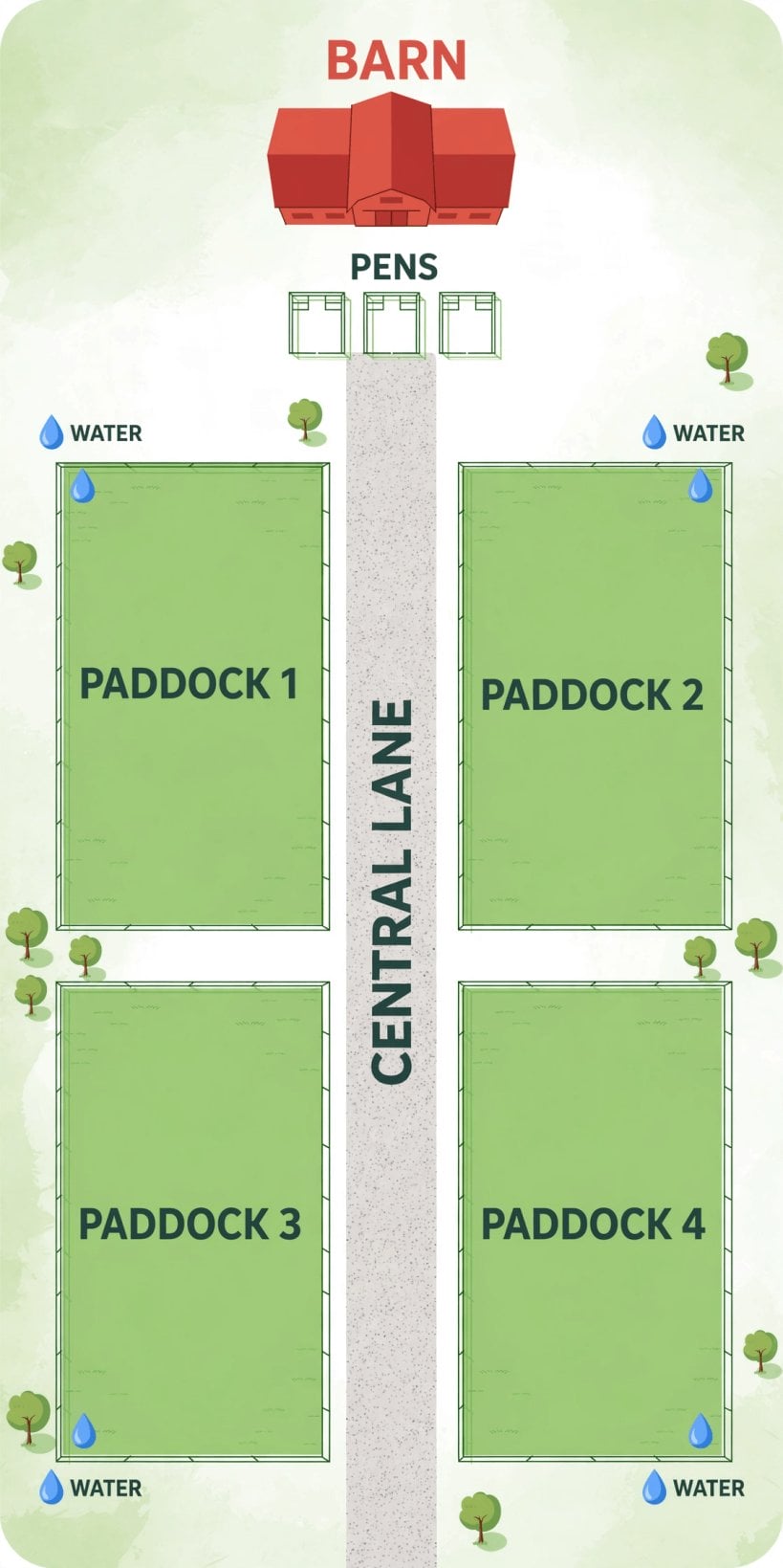 livestock farm layout