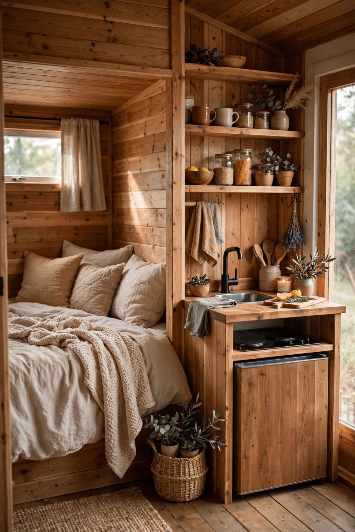 living in a shed