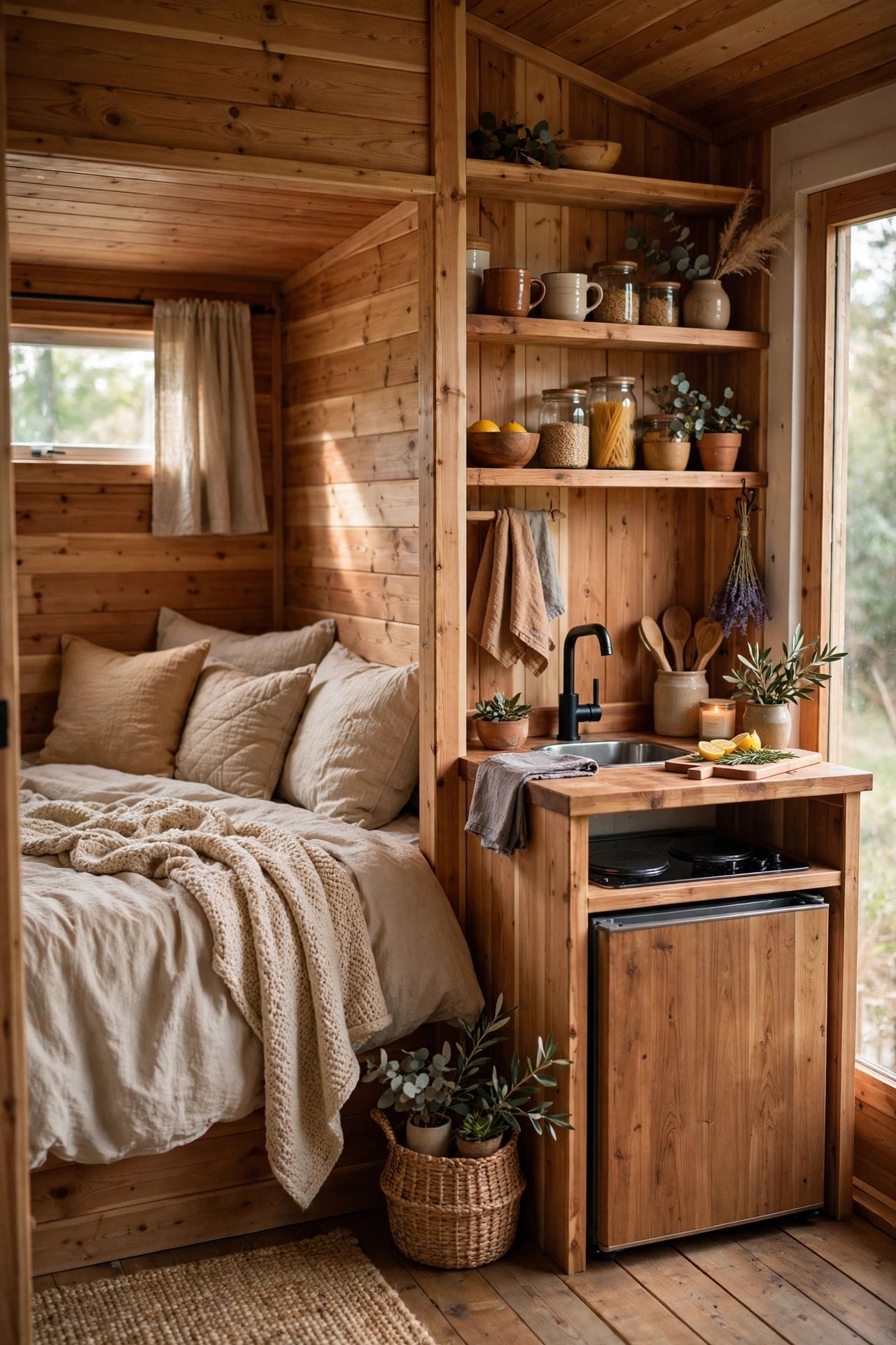 living in a shed
