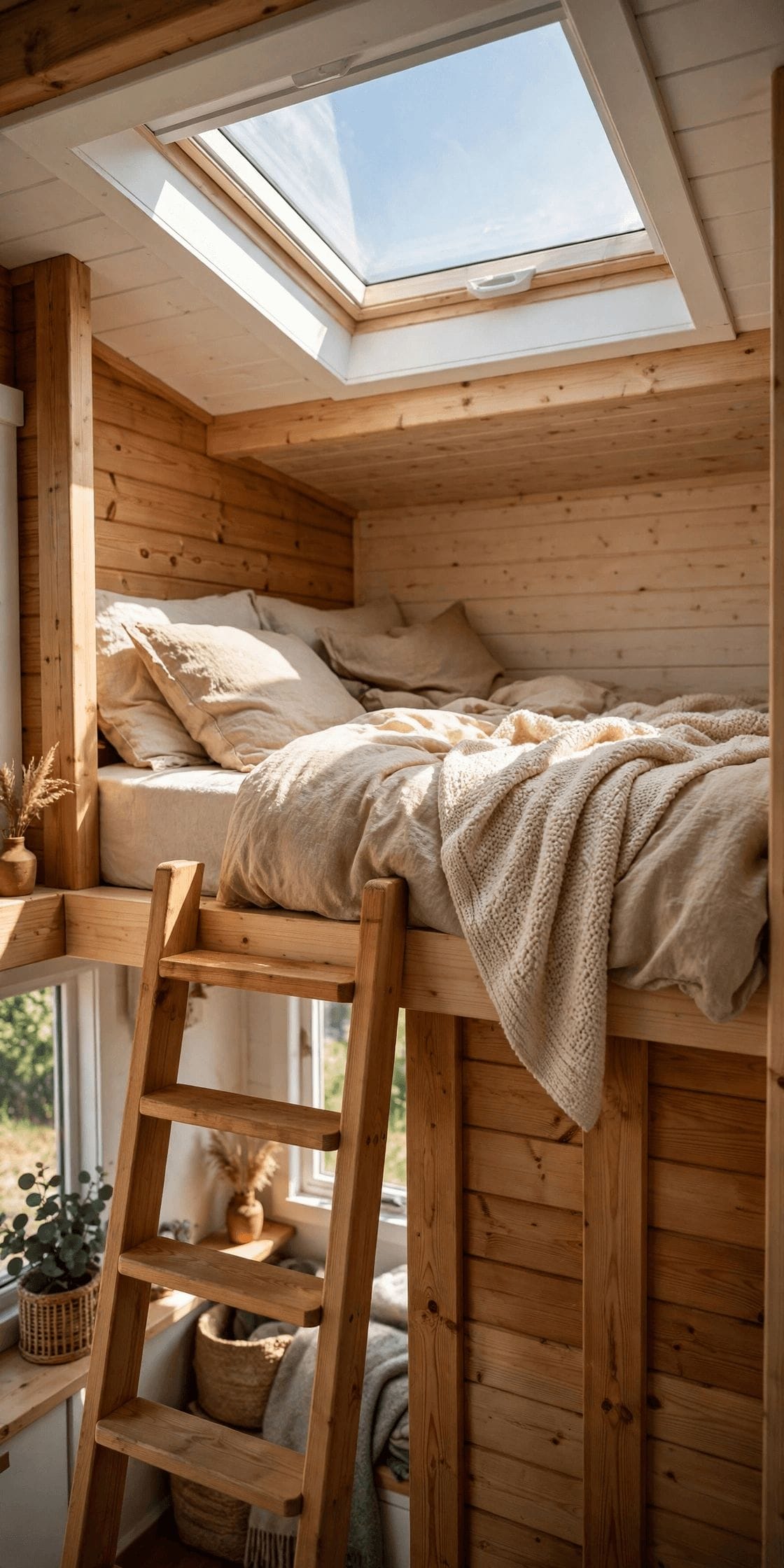 loft vs downstairs bedroom tiny house