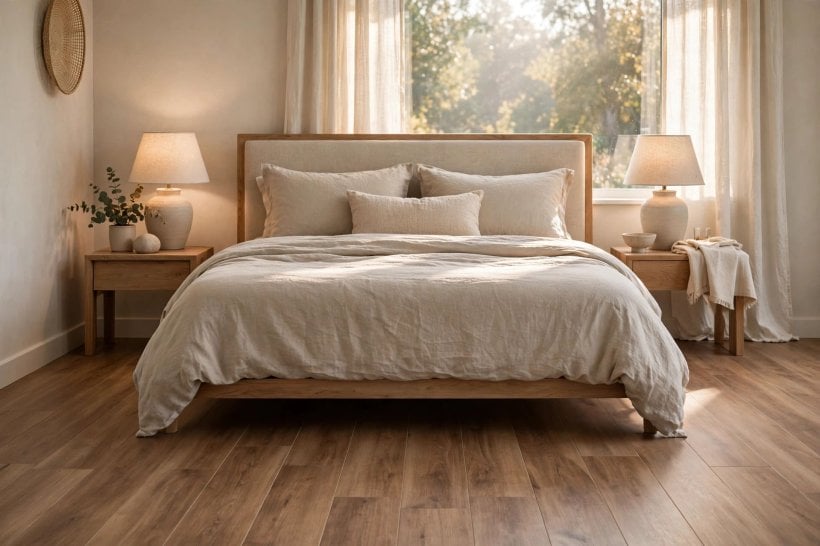 coretec flooring reviews 2018: a quiet, comfortable floor in a family living room