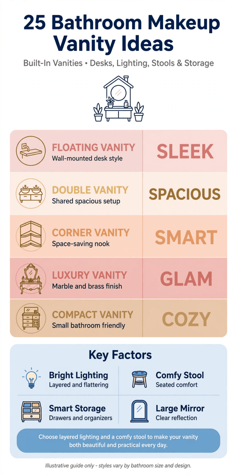 bathroom makeup vanity ideas