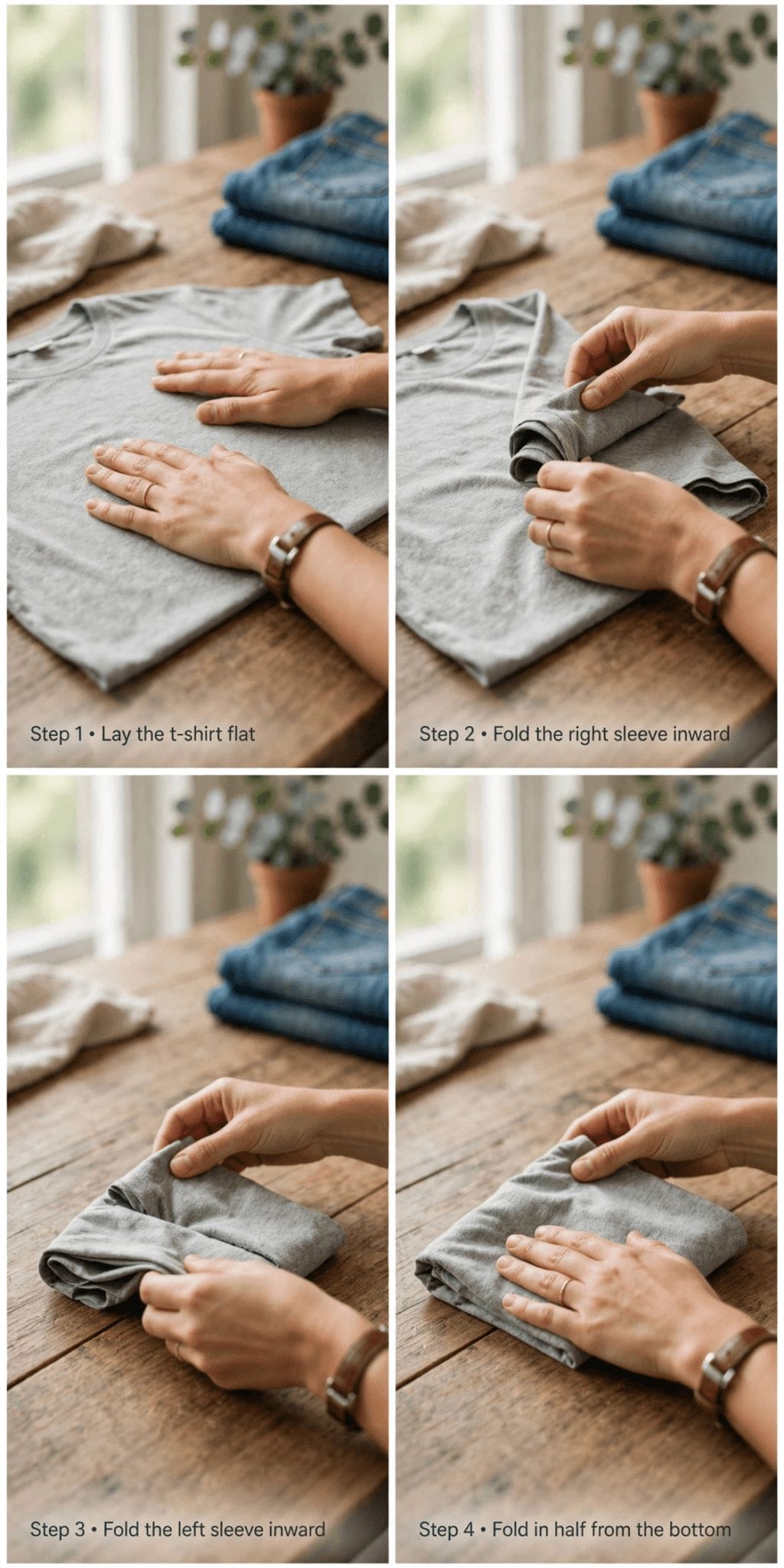 marie kondo folding