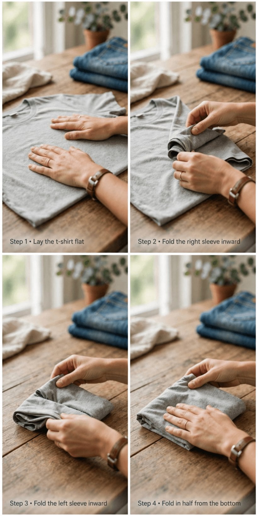 marie kondo folding